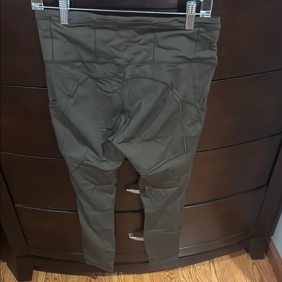 Lululemon Olive Green Leggings - Picture 2 of 4